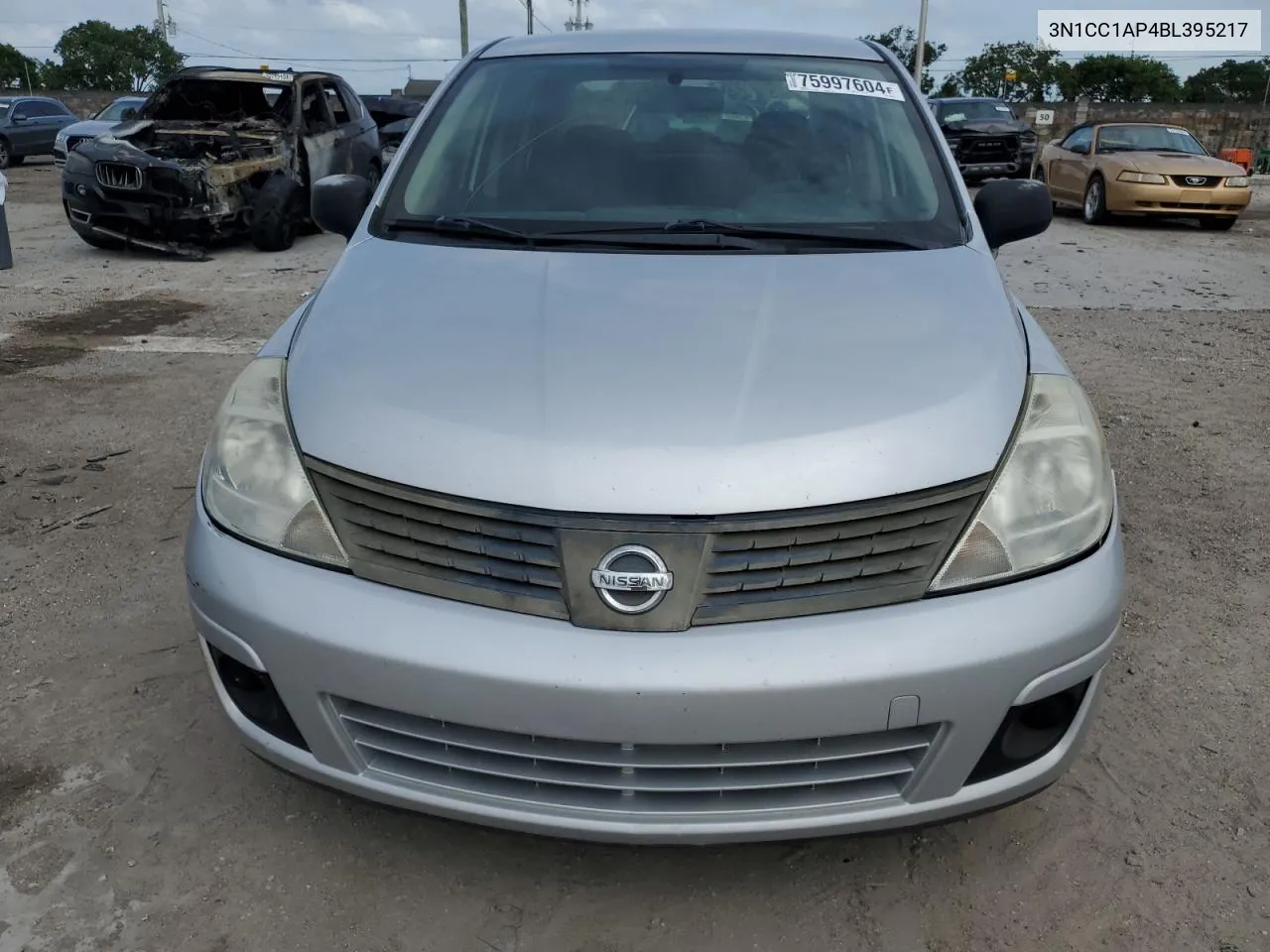 2011 Nissan Versa S VIN: 3N1CC1AP4BL395217 Lot: 75997604