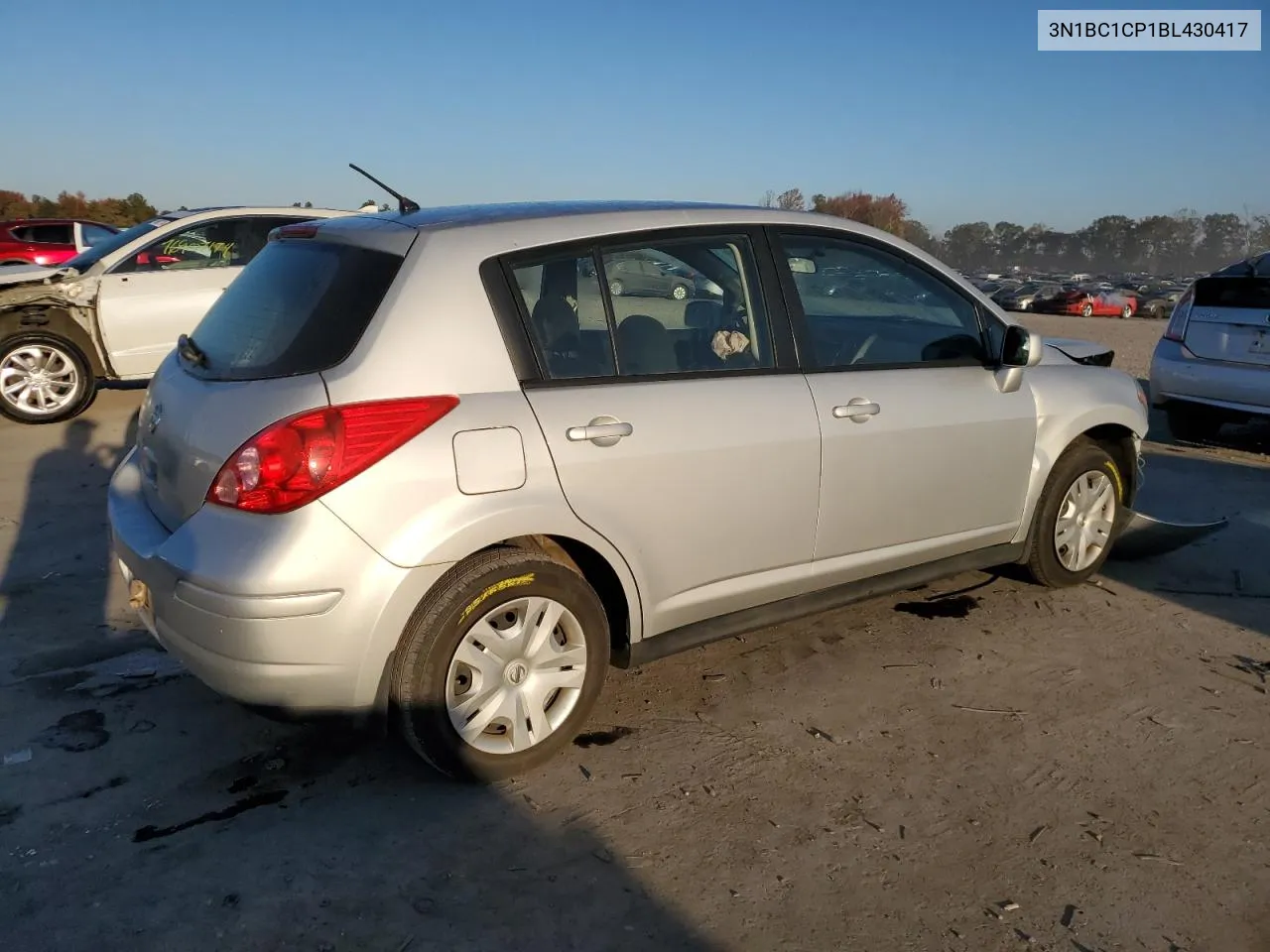 2011 Nissan Versa S VIN: 3N1BC1CP1BL430417 Lot: 76620824