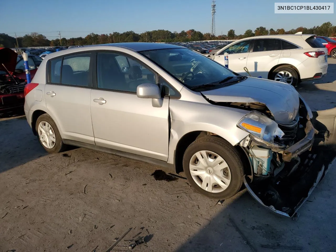 2011 Nissan Versa S VIN: 3N1BC1CP1BL430417 Lot: 76620824