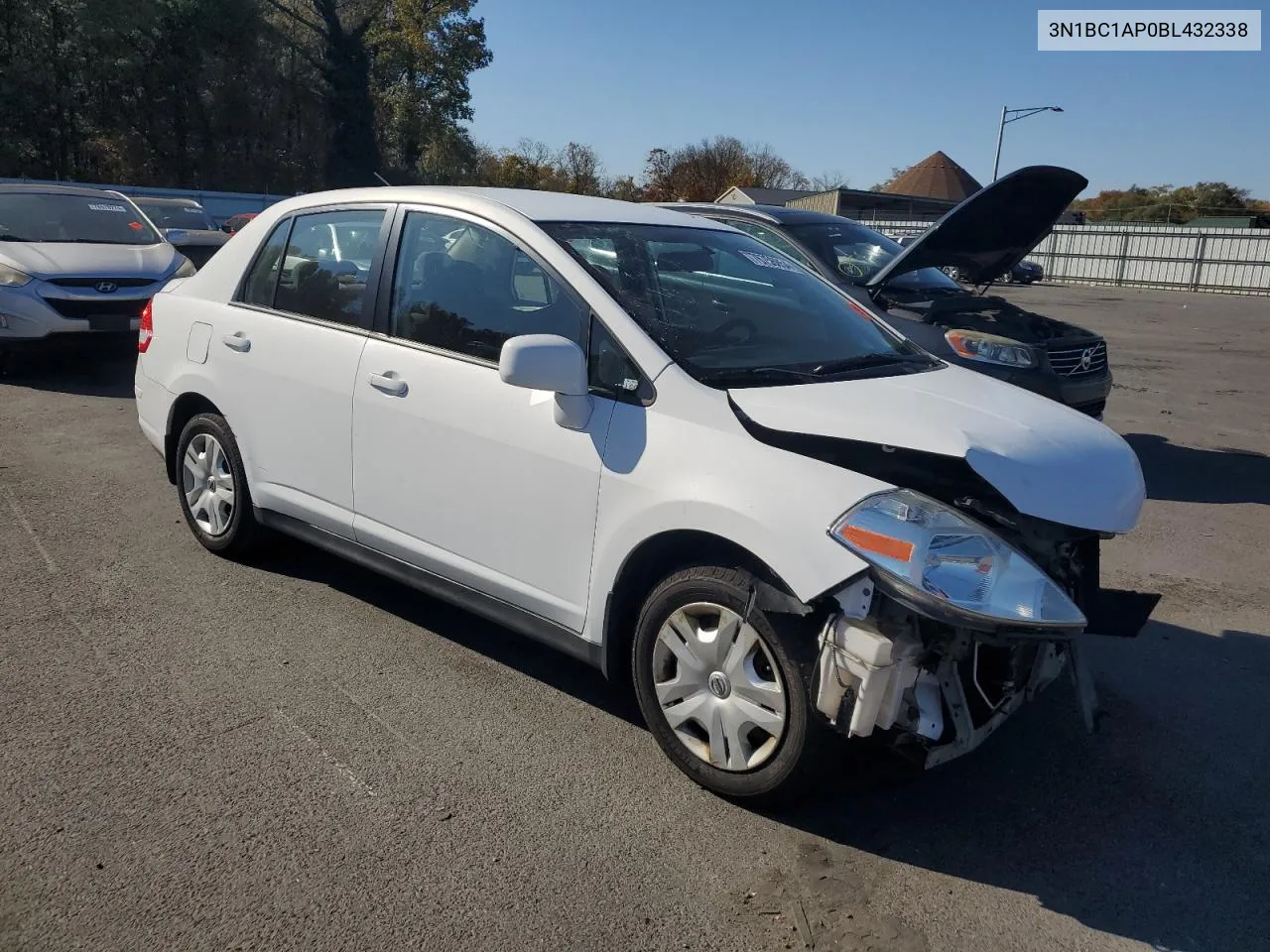 2011 Nissan Versa S VIN: 3N1BC1AP0BL432338 Lot: 76756854