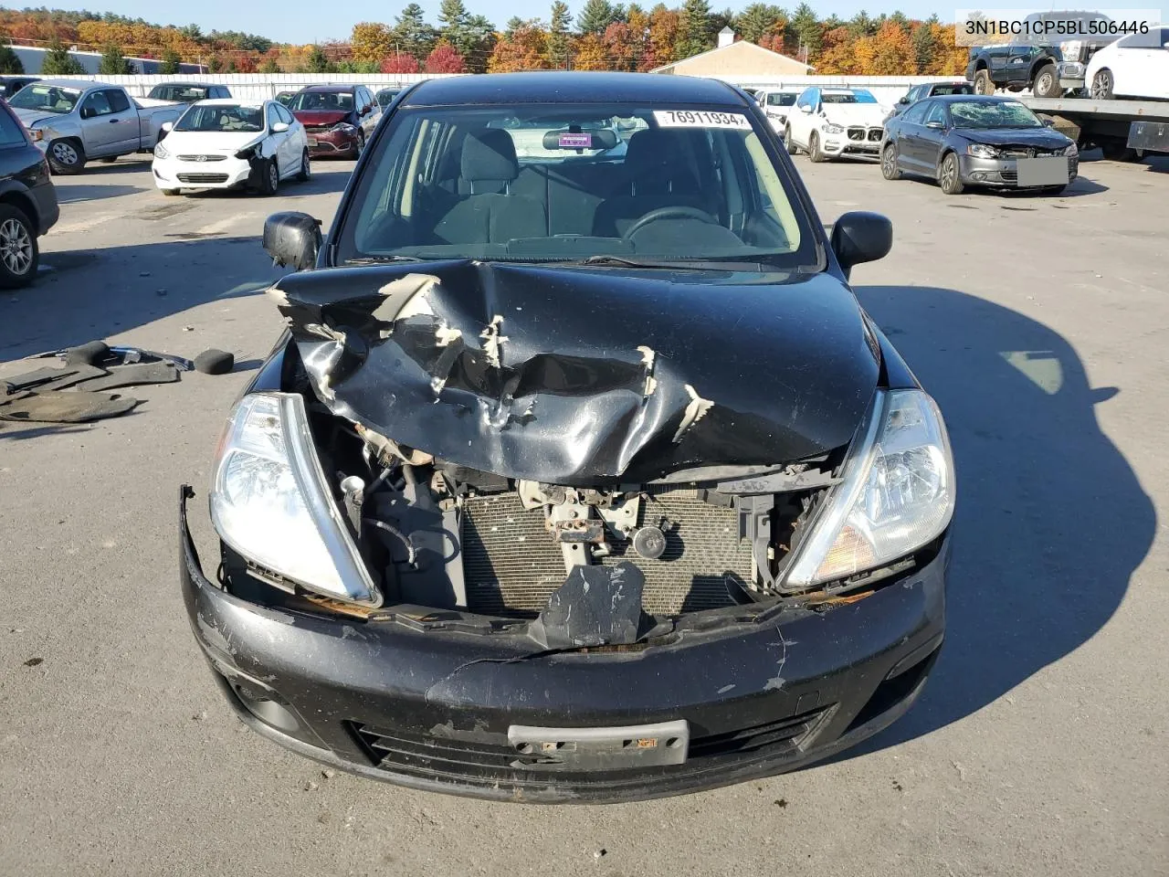 2011 Nissan Versa S VIN: 3N1BC1CP5BL506446 Lot: 76911934