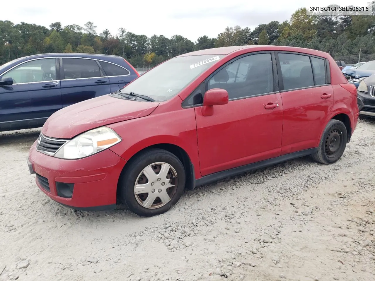 2011 Nissan Versa S VIN: 3N1BC1CP3BL506316 Lot: 77275554