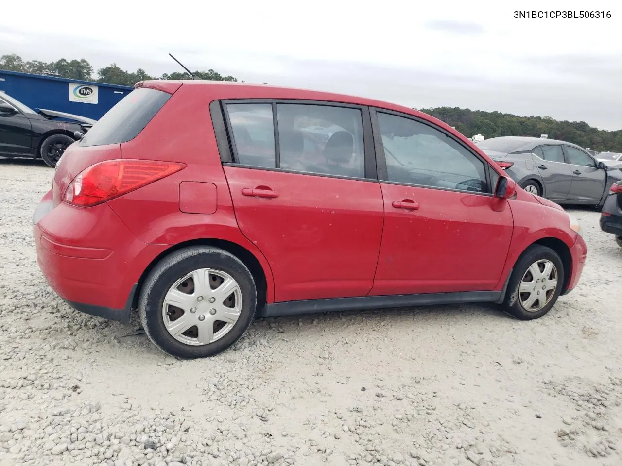 2011 Nissan Versa S VIN: 3N1BC1CP3BL506316 Lot: 77275554