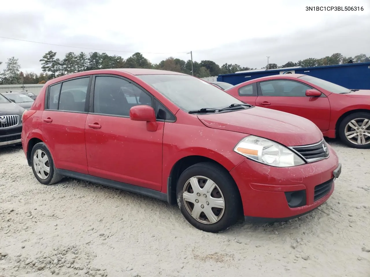 2011 Nissan Versa S VIN: 3N1BC1CP3BL506316 Lot: 77275554