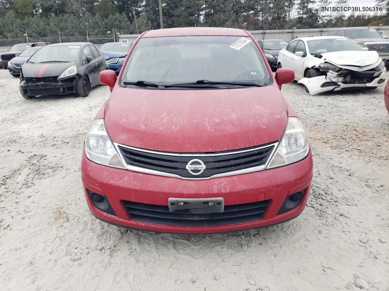 2011 Nissan Versa S VIN: 3N1BC1CP3BL506316 Lot: 77275554