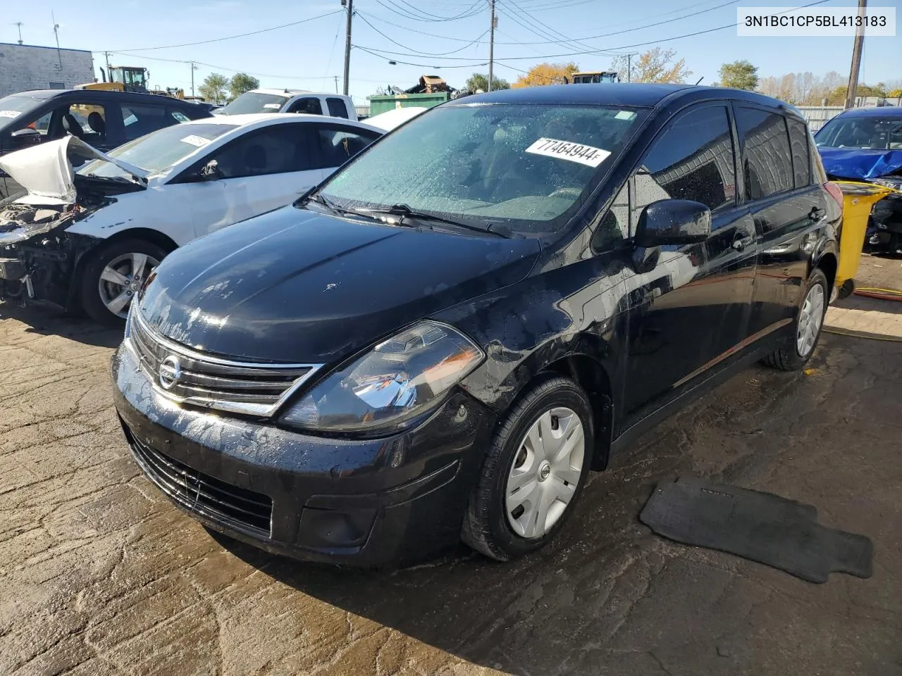 2011 Nissan Versa S VIN: 3N1BC1CP5BL413183 Lot: 77464944