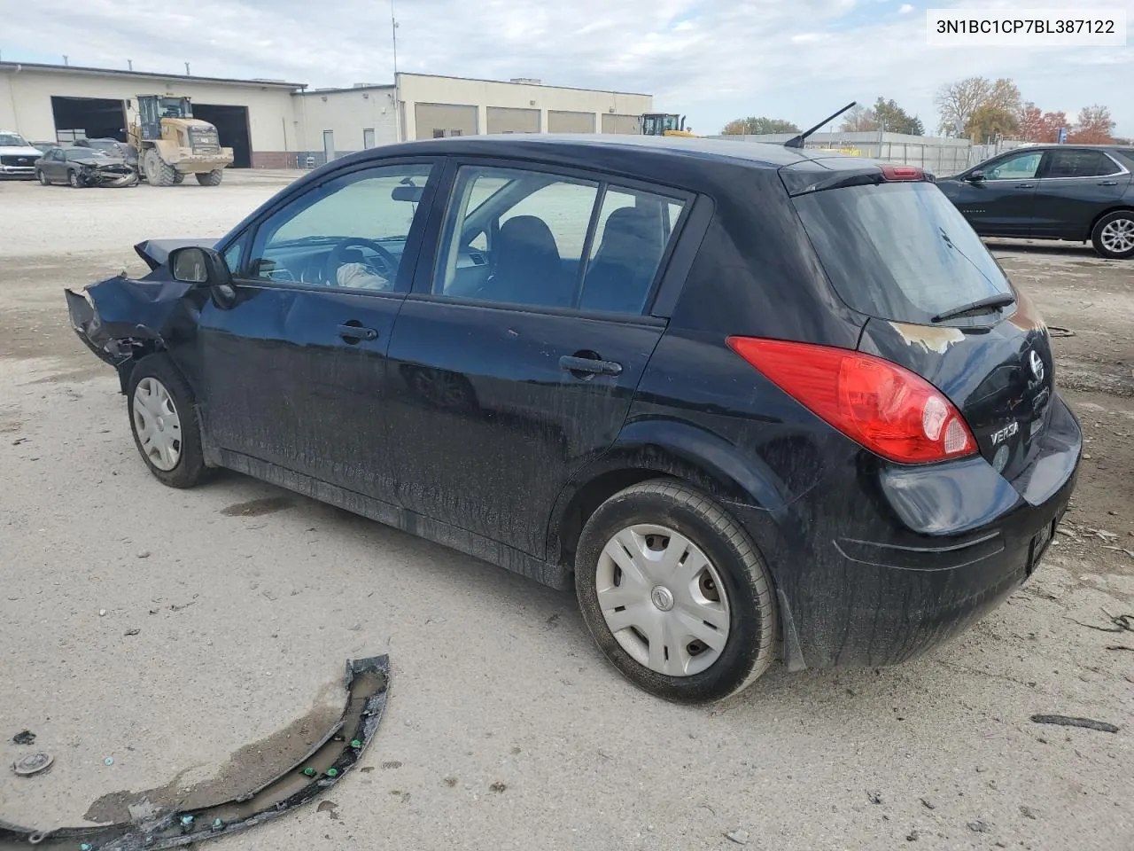 2011 Nissan Versa S VIN: 3N1BC1CP7BL387122 Lot: 77585494