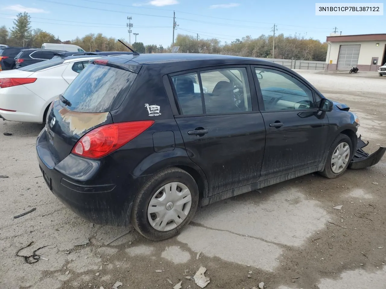 2011 Nissan Versa S VIN: 3N1BC1CP7BL387122 Lot: 77585494