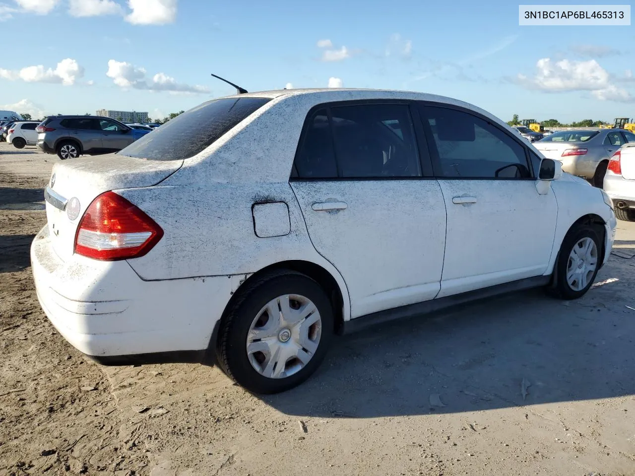 2011 Nissan Versa S VIN: 3N1BC1AP6BL465313 Lot: 78026114