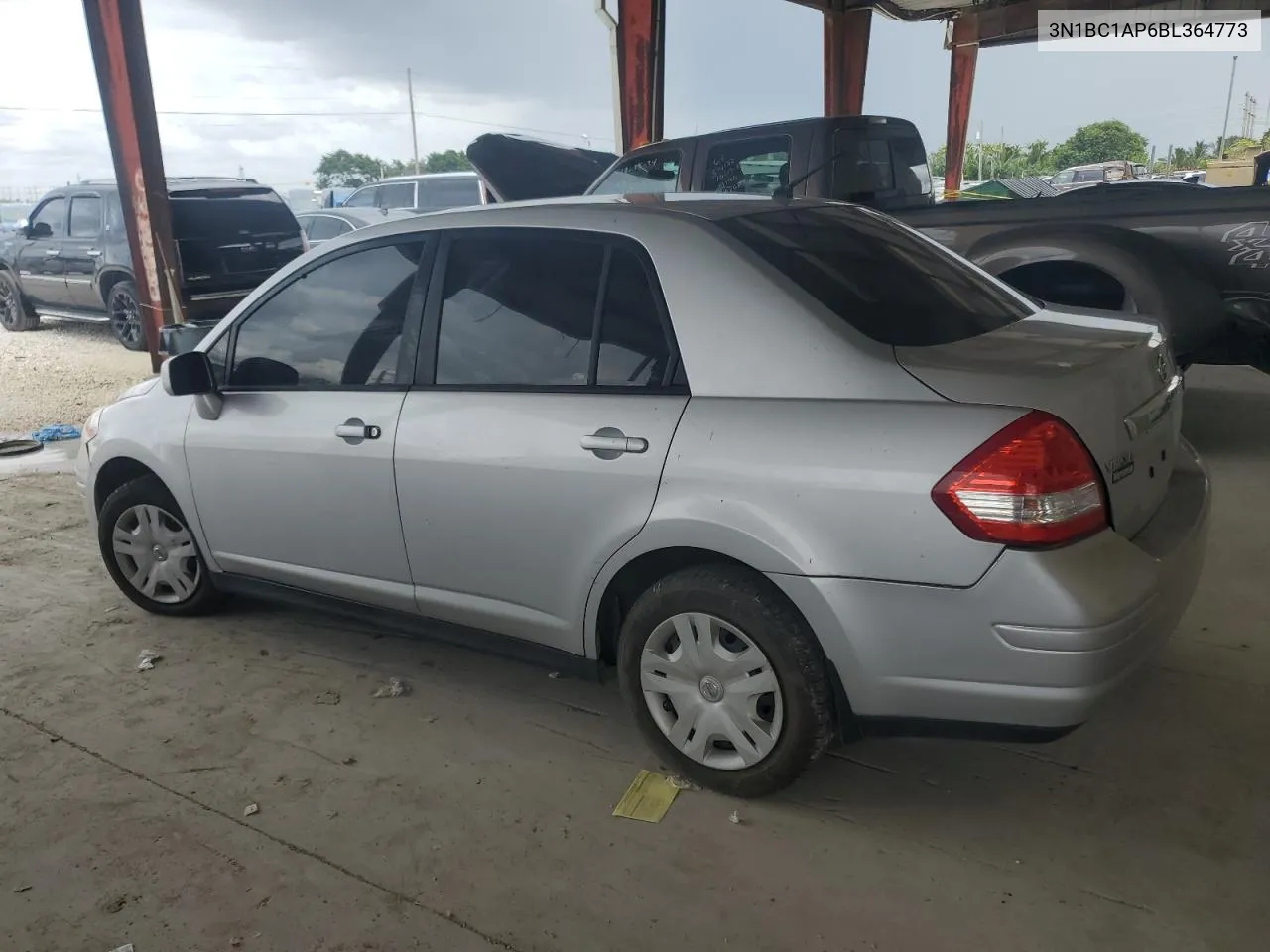 2011 Nissan Versa S VIN: 3N1BC1AP6BL364773 Lot: 78074264