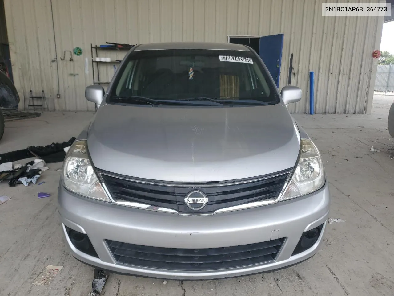 2011 Nissan Versa S VIN: 3N1BC1AP6BL364773 Lot: 78074264