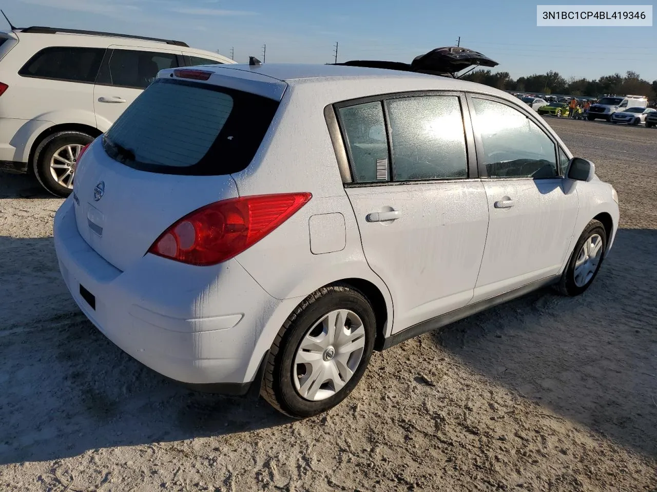 2011 Nissan Versa S VIN: 3N1BC1CP4BL419346 Lot: 78127394