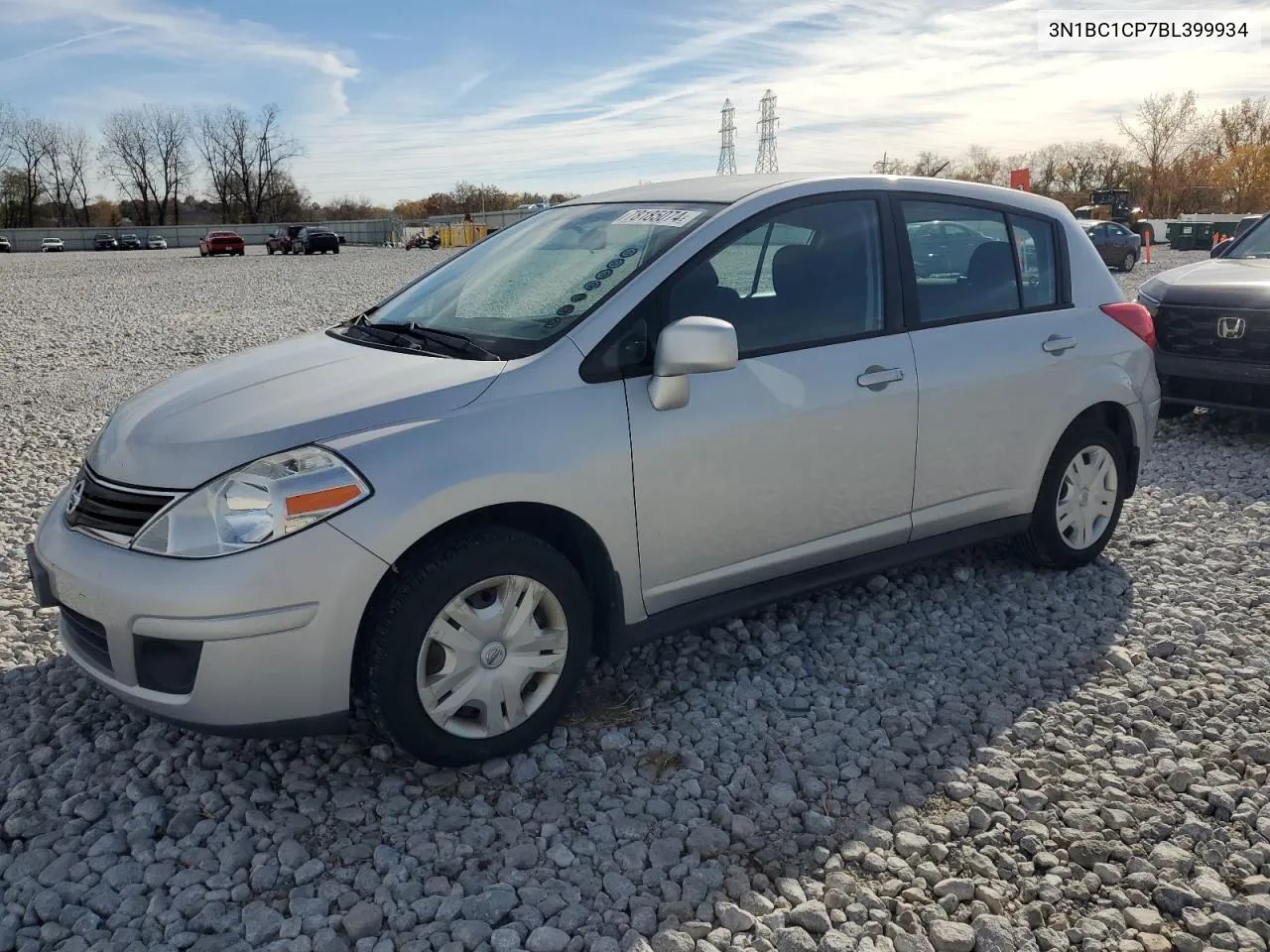 2011 Nissan Versa S VIN: 3N1BC1CP7BL399934 Lot: 78185074