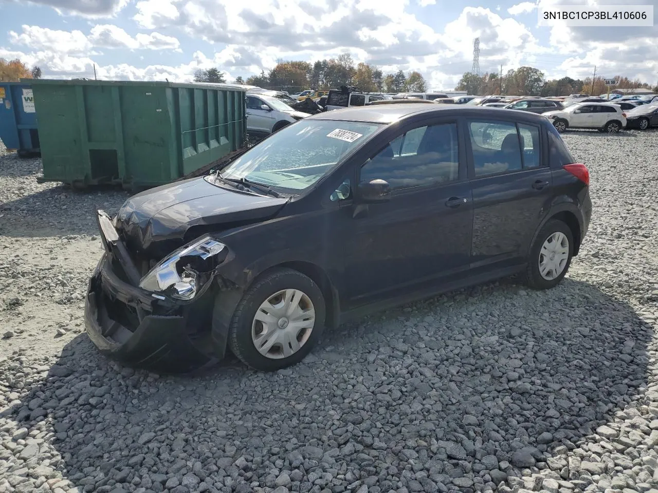 2011 Nissan Versa S VIN: 3N1BC1CP3BL410606 Lot: 78387724