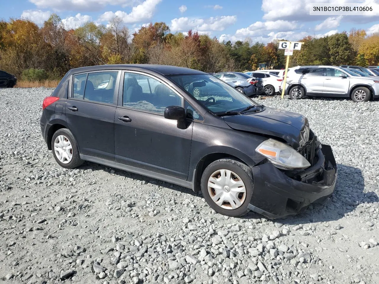 2011 Nissan Versa S VIN: 3N1BC1CP3BL410606 Lot: 78387724