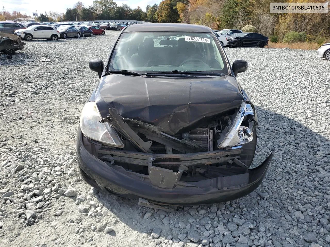 2011 Nissan Versa S VIN: 3N1BC1CP3BL410606 Lot: 78387724