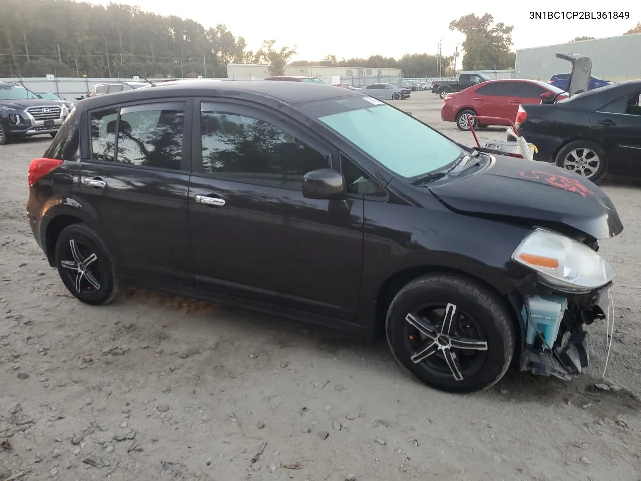 2011 Nissan Versa S VIN: 3N1BC1CP2BL361849 Lot: 78668224