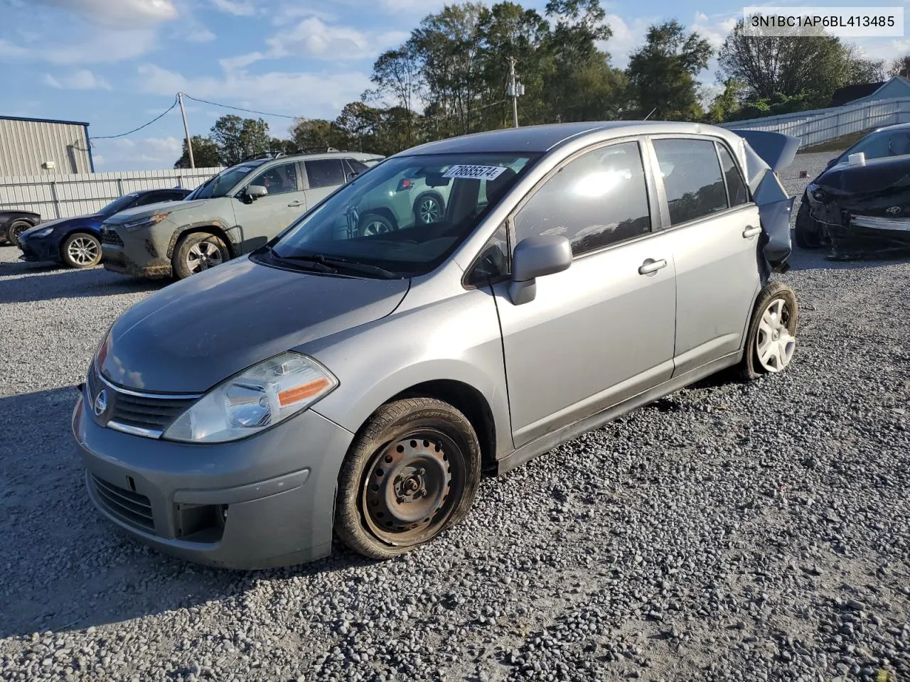 2011 Nissan Versa S VIN: 3N1BC1AP6BL413485 Lot: 78685574