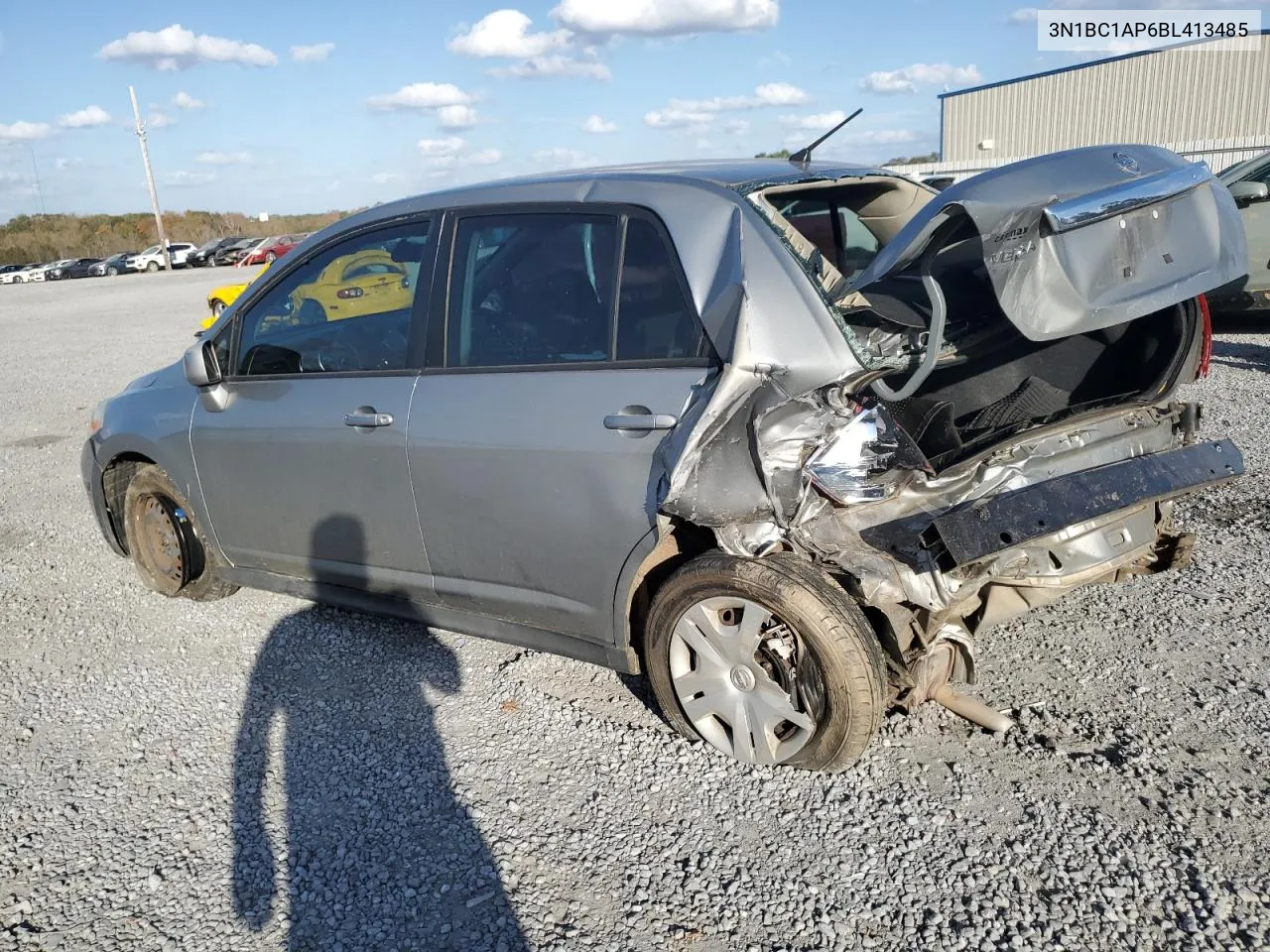 2011 Nissan Versa S VIN: 3N1BC1AP6BL413485 Lot: 78685574