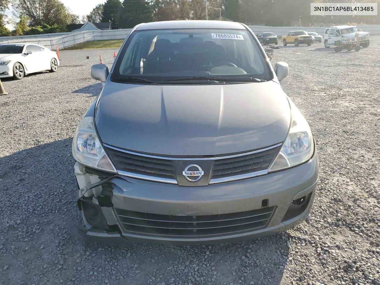 2011 Nissan Versa S VIN: 3N1BC1AP6BL413485 Lot: 78685574