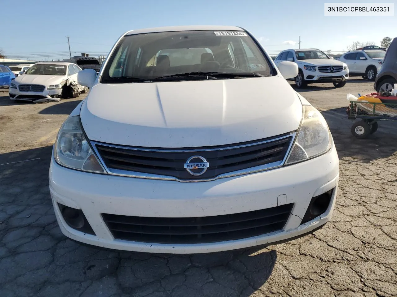 2011 Nissan Versa S VIN: 3N1BC1CP8BL463351 Lot: 78707234