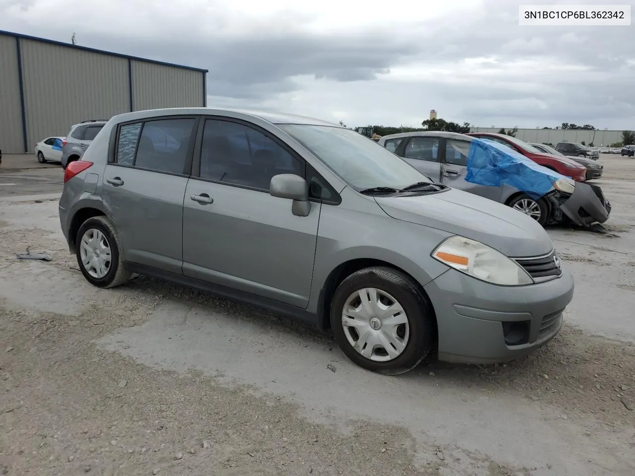 2011 Nissan Versa S VIN: 3N1BC1CP6BL362342 Lot: 78743254