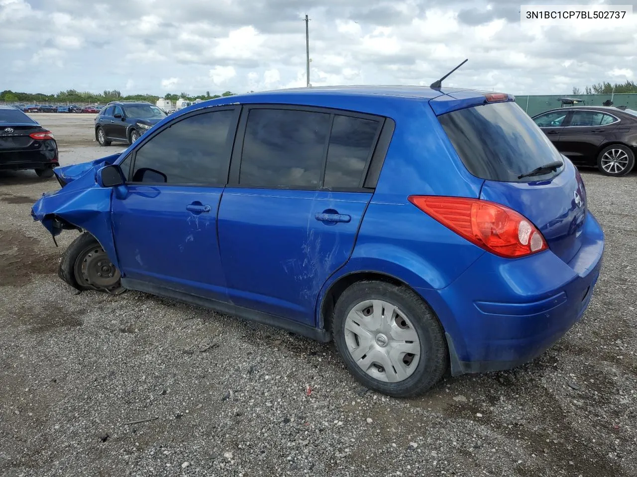 2011 Nissan Versa S VIN: 3N1BC1CP7BL502737 Lot: 78980954