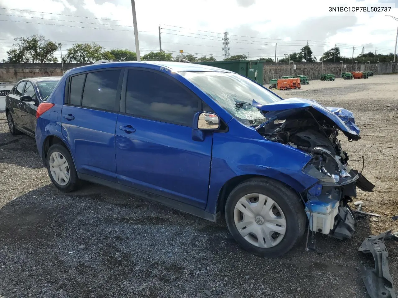 2011 Nissan Versa S VIN: 3N1BC1CP7BL502737 Lot: 78980954