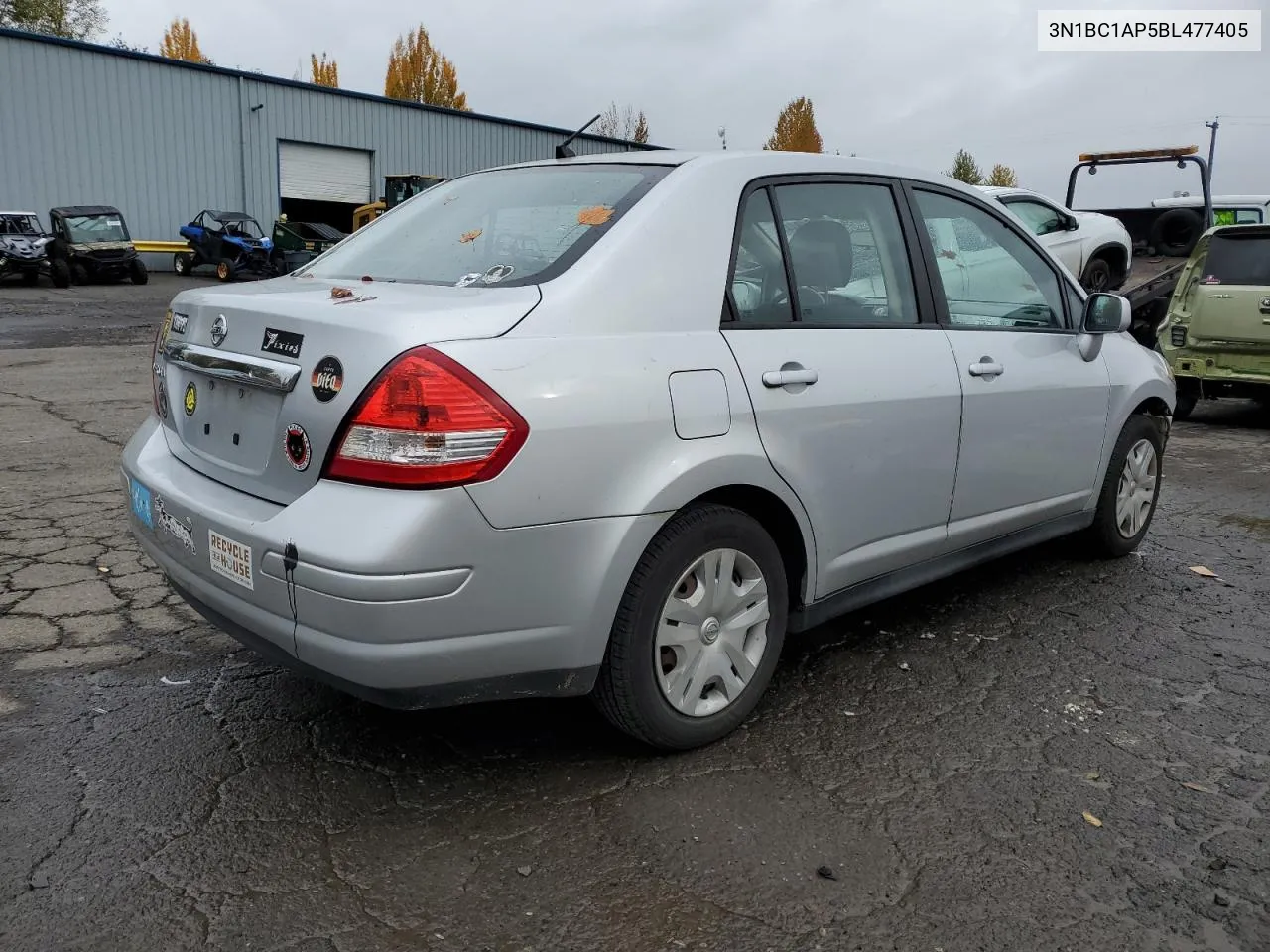 2011 Nissan Versa S VIN: 3N1BC1AP5BL477405 Lot: 79264844