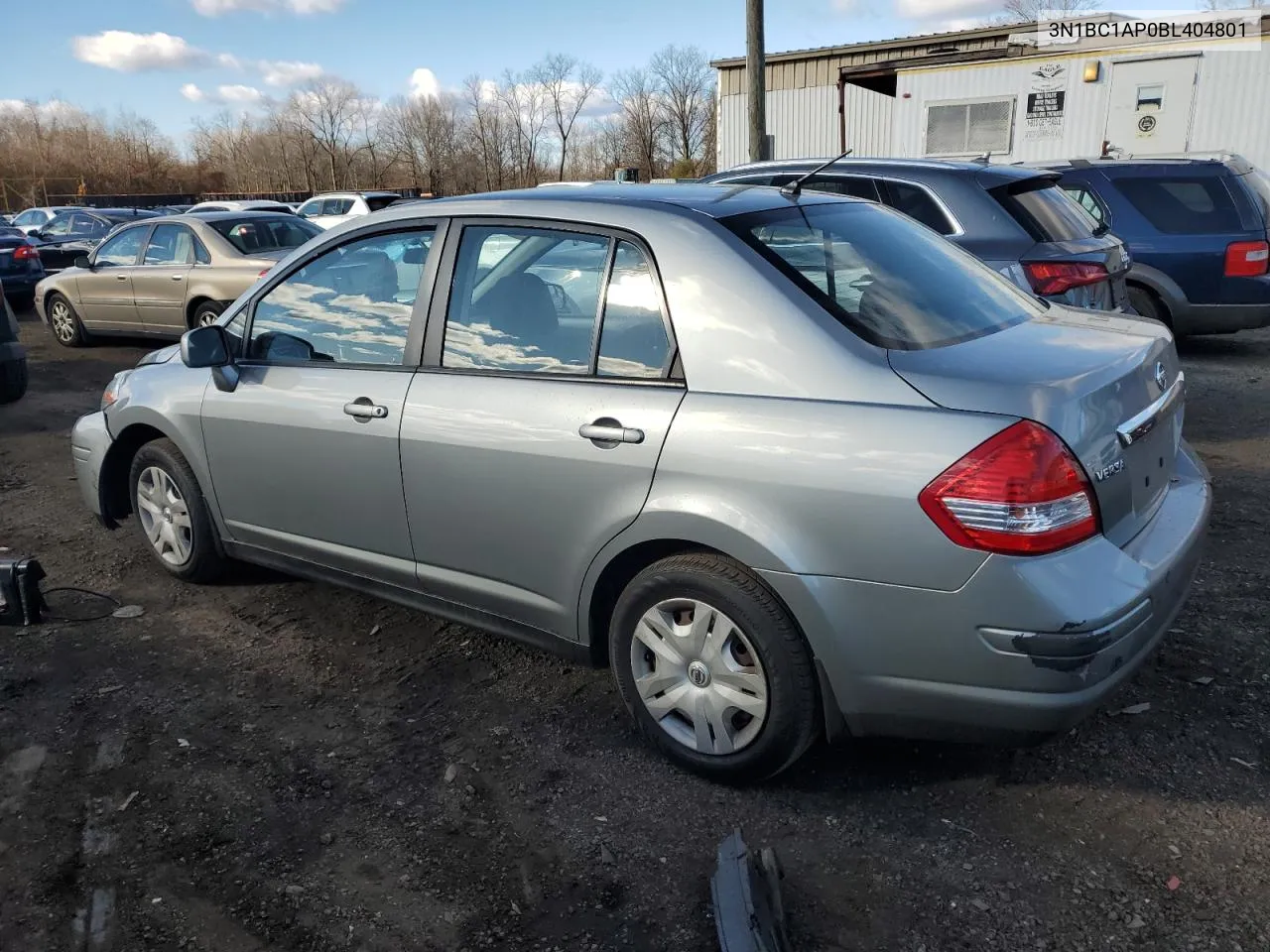 2011 Nissan Versa S VIN: 3N1BC1AP0BL404801 Lot: 79972434