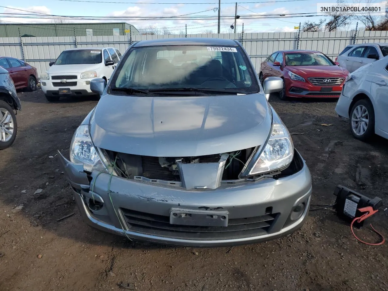 2011 Nissan Versa S VIN: 3N1BC1AP0BL404801 Lot: 79972434