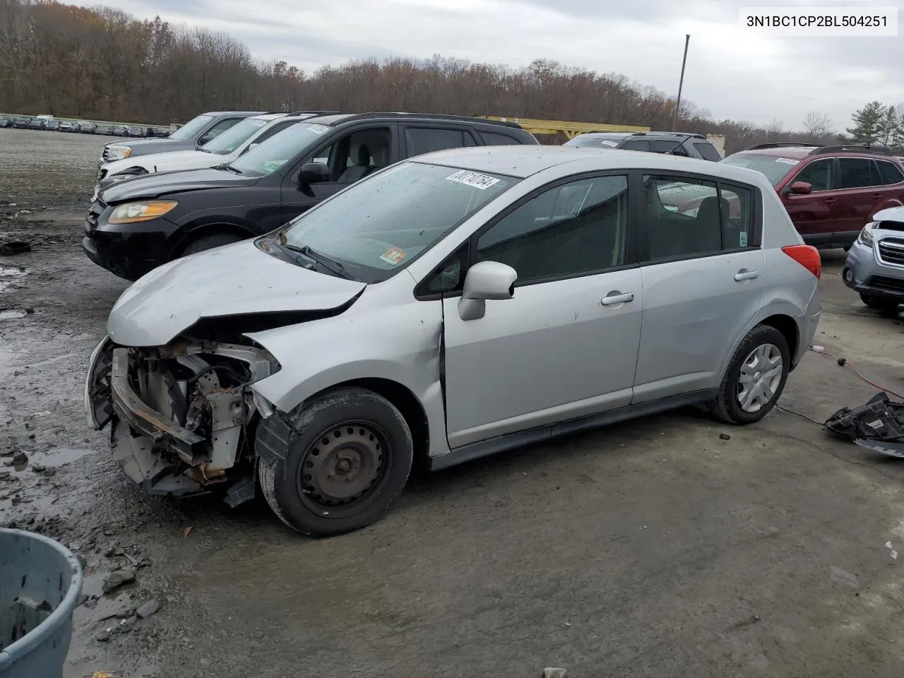 2011 Nissan Versa S VIN: 3N1BC1CP2BL504251 Lot: 80710764