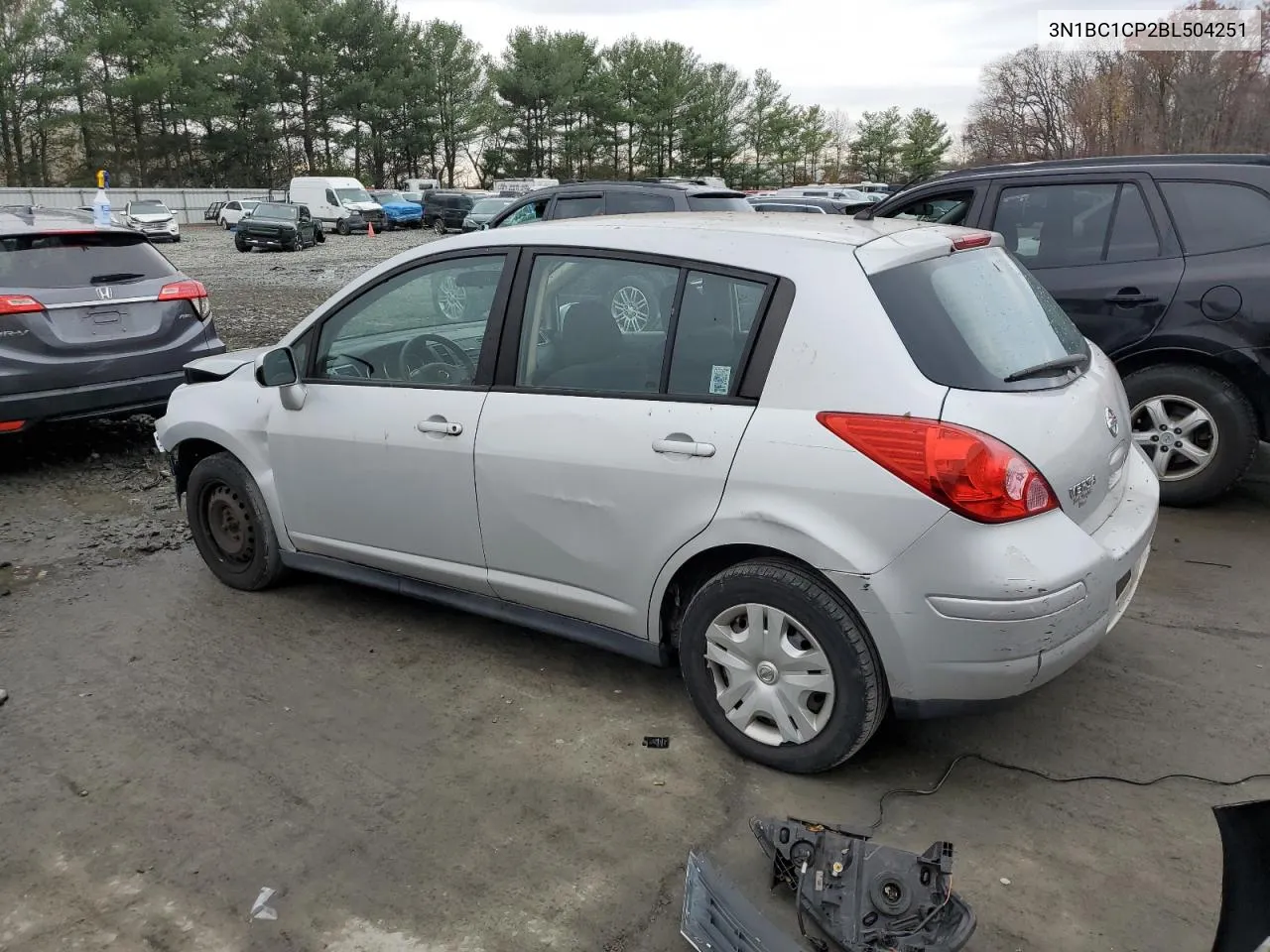 2011 Nissan Versa S VIN: 3N1BC1CP2BL504251 Lot: 80710764