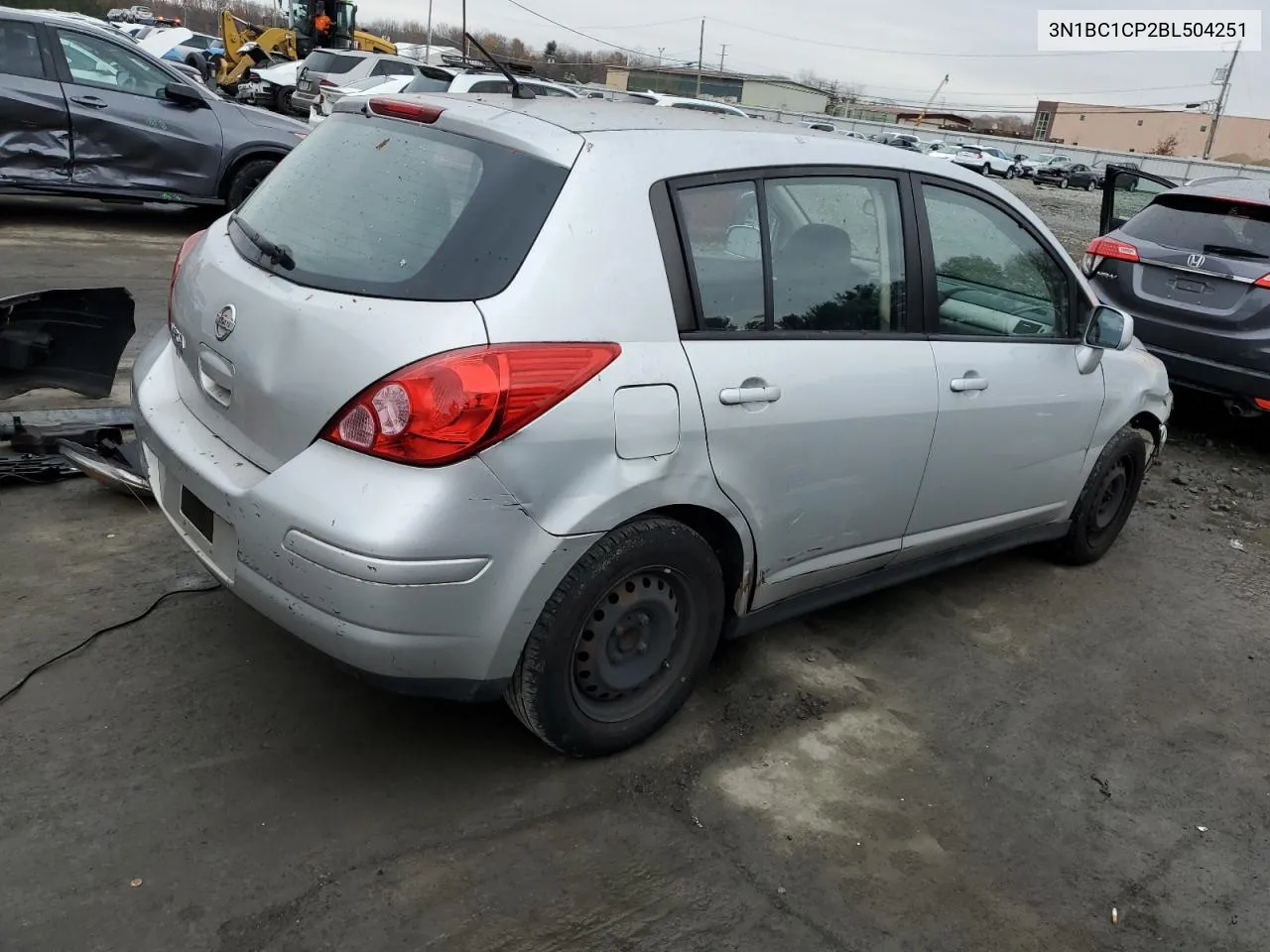 2011 Nissan Versa S VIN: 3N1BC1CP2BL504251 Lot: 80710764