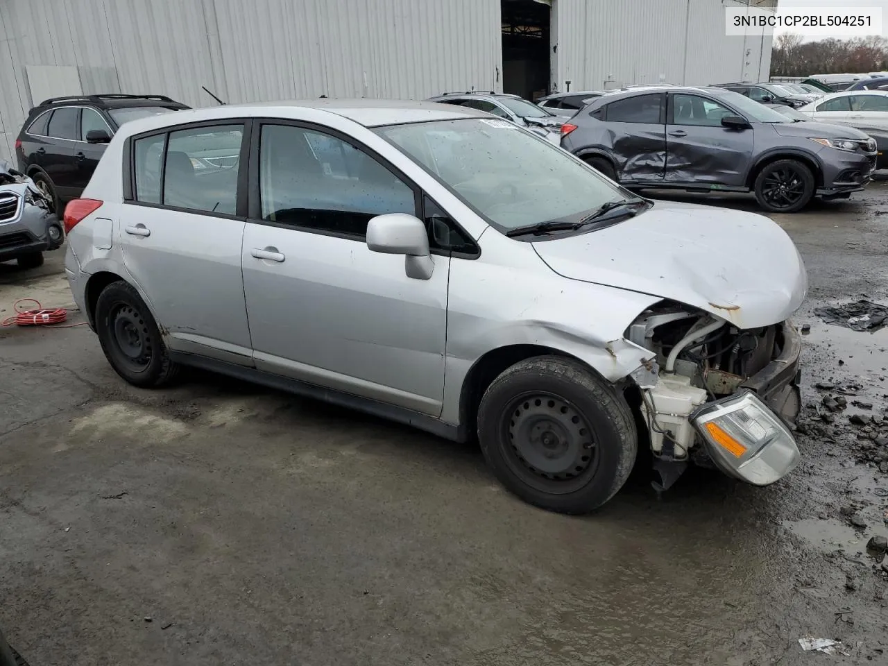 2011 Nissan Versa S VIN: 3N1BC1CP2BL504251 Lot: 80710764