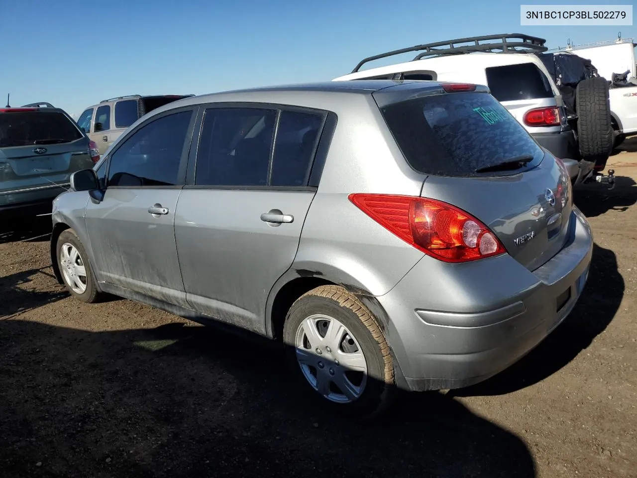 2011 Nissan Versa S VIN: 3N1BC1CP3BL502279 Lot: 80835824