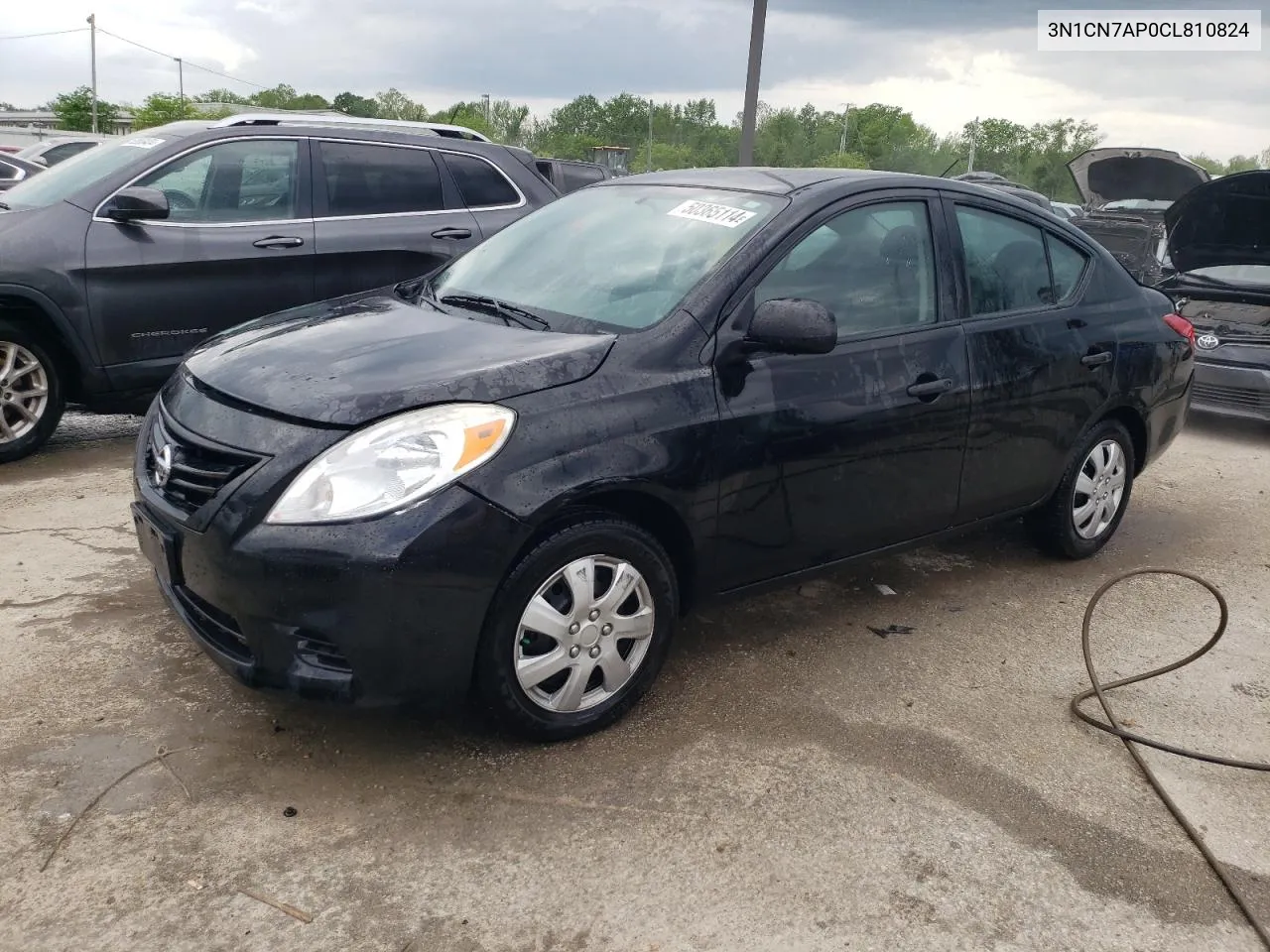 2012 Nissan Versa S VIN: 3N1CN7AP0CL810824 Lot: 50365114