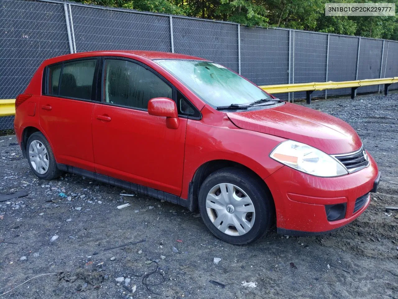 2012 Nissan Versa S VIN: 3N1BC1CP2CK229777 Lot: 55751454