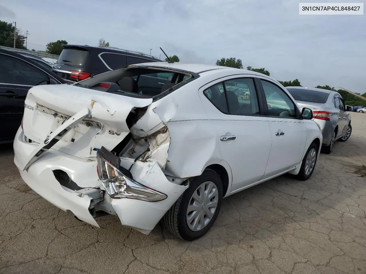 2012 Nissan Versa S VIN: 3N1CN7AP4CL848427 Lot: 56810794