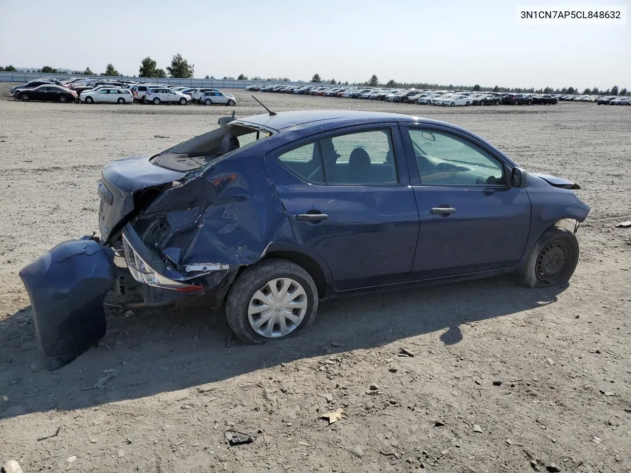 2012 Nissan Versa S VIN: 3N1CN7AP5CL848632 Lot: 64087864