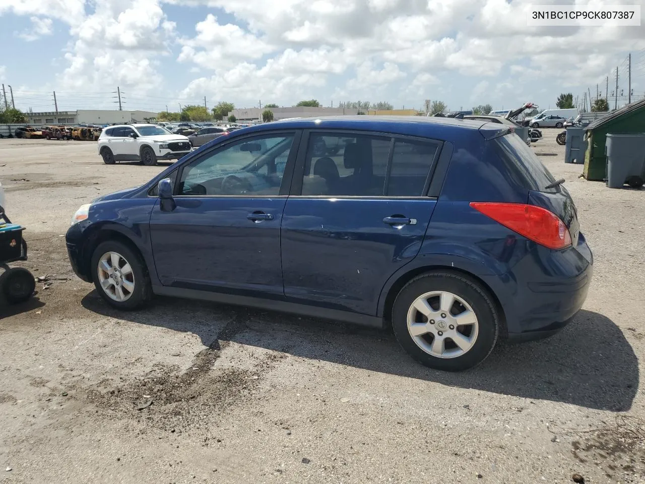 2012 Nissan Versa S VIN: 3N1BC1CP9CK807387 Lot: 65500024