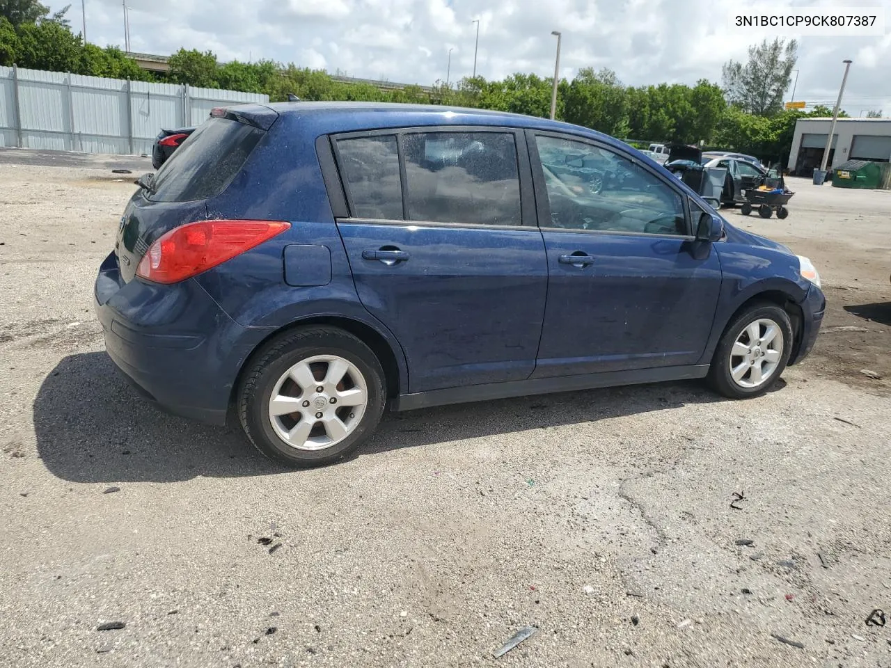 2012 Nissan Versa S VIN: 3N1BC1CP9CK807387 Lot: 65500024