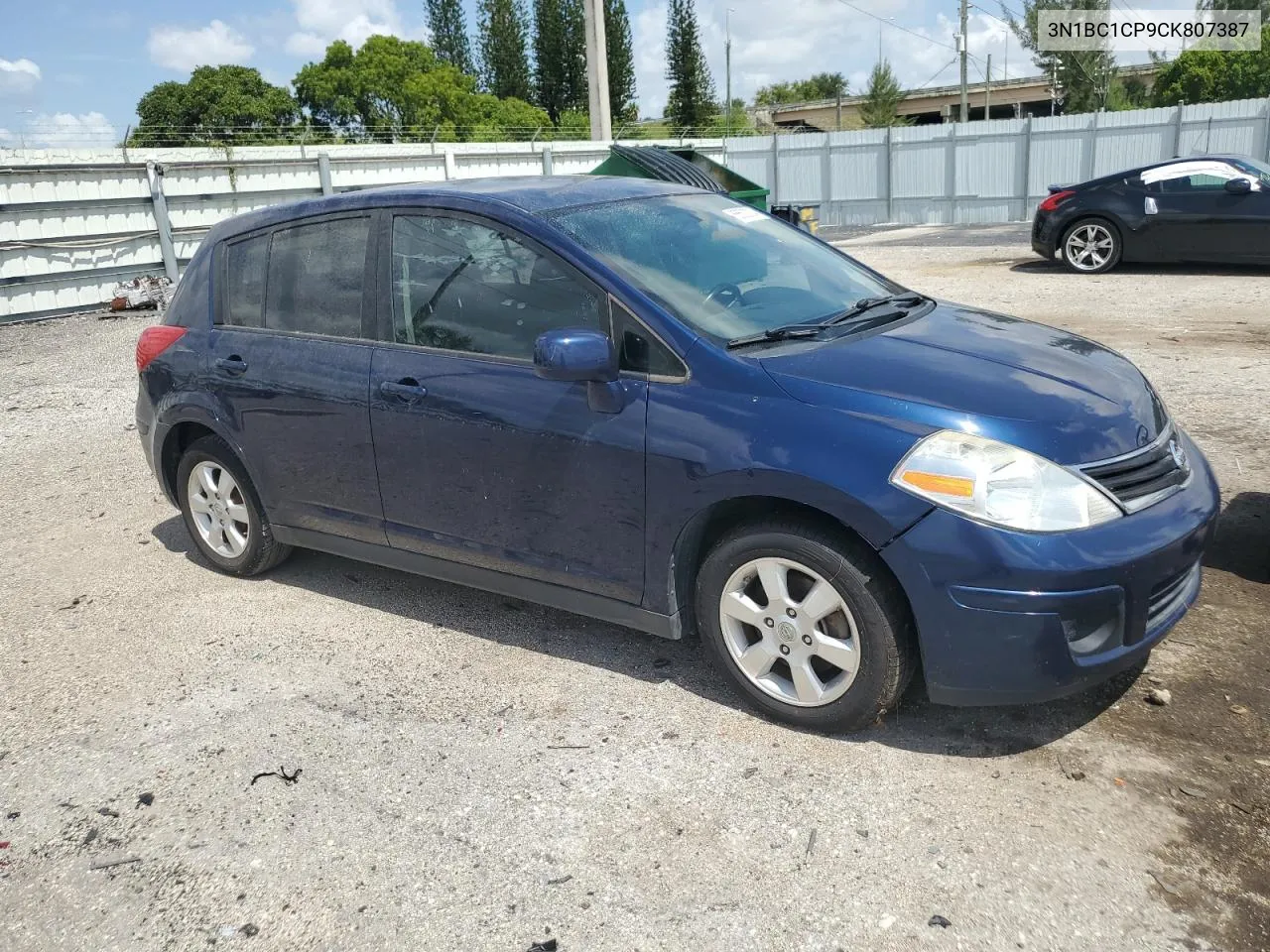 2012 Nissan Versa S VIN: 3N1BC1CP9CK807387 Lot: 65500024