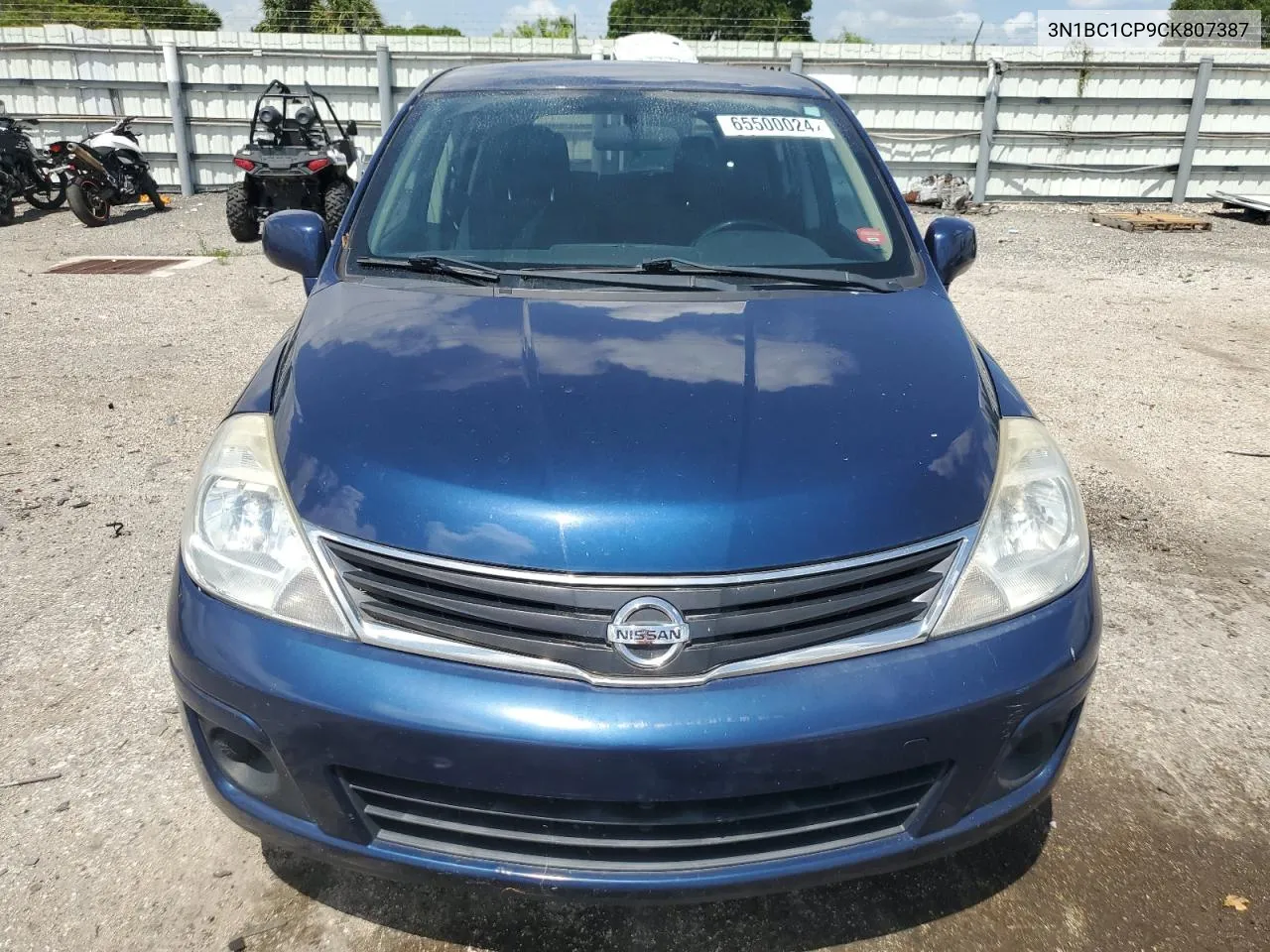 2012 Nissan Versa S VIN: 3N1BC1CP9CK807387 Lot: 65500024