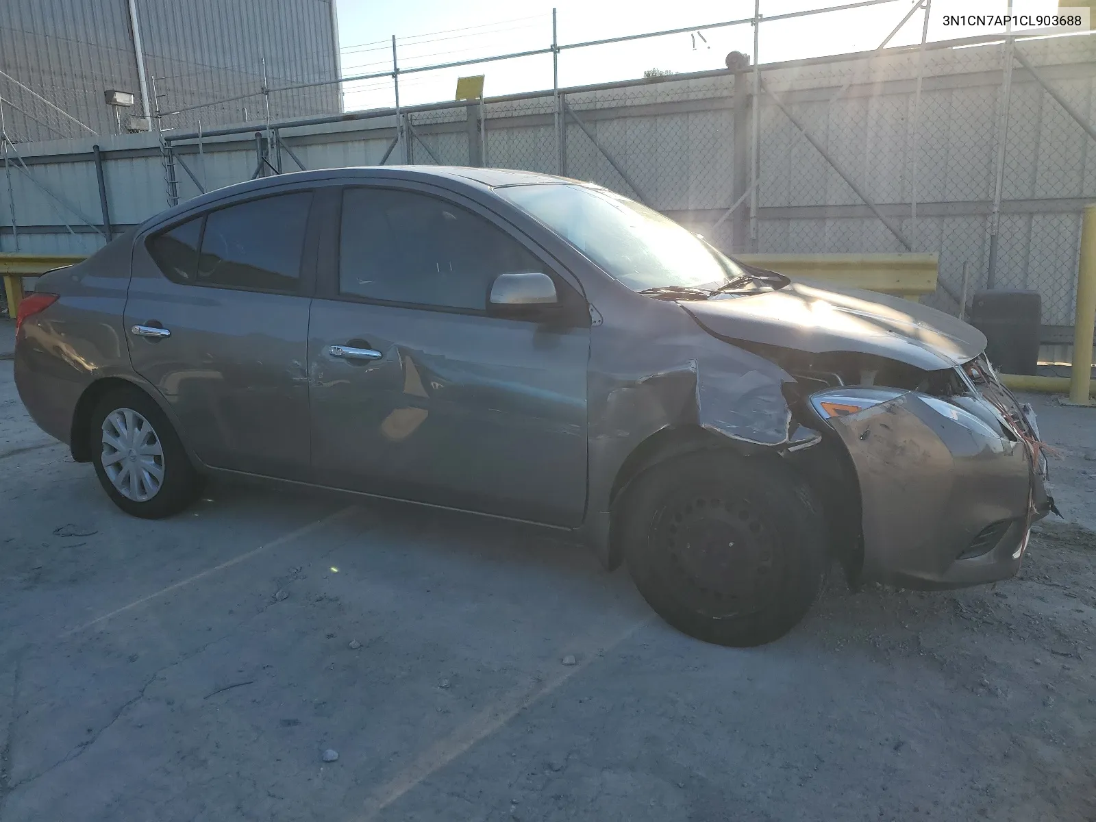 2012 Nissan Versa S VIN: 3N1CN7AP1CL903688 Lot: 67208214