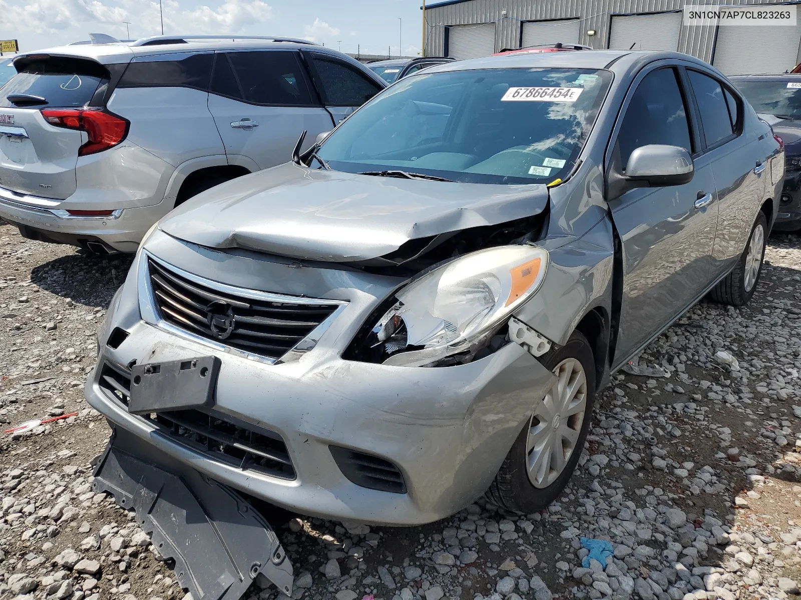 2012 Nissan Versa S VIN: 3N1CN7AP7CL823263 Lot: 67866454