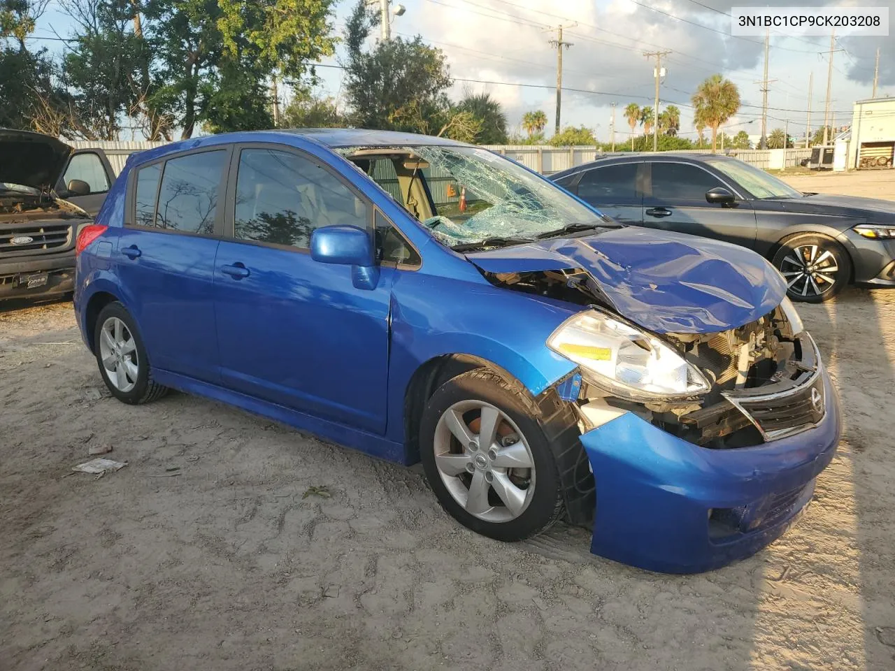 3N1BC1CP9CK203208 2012 Nissan Versa S