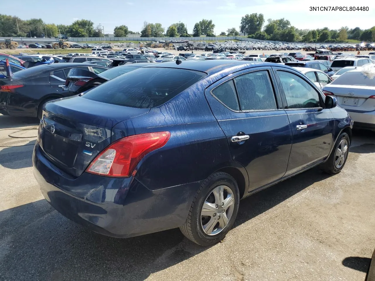 2012 Nissan Versa S VIN: 3N1CN7AP8CL804480 Lot: 68109144