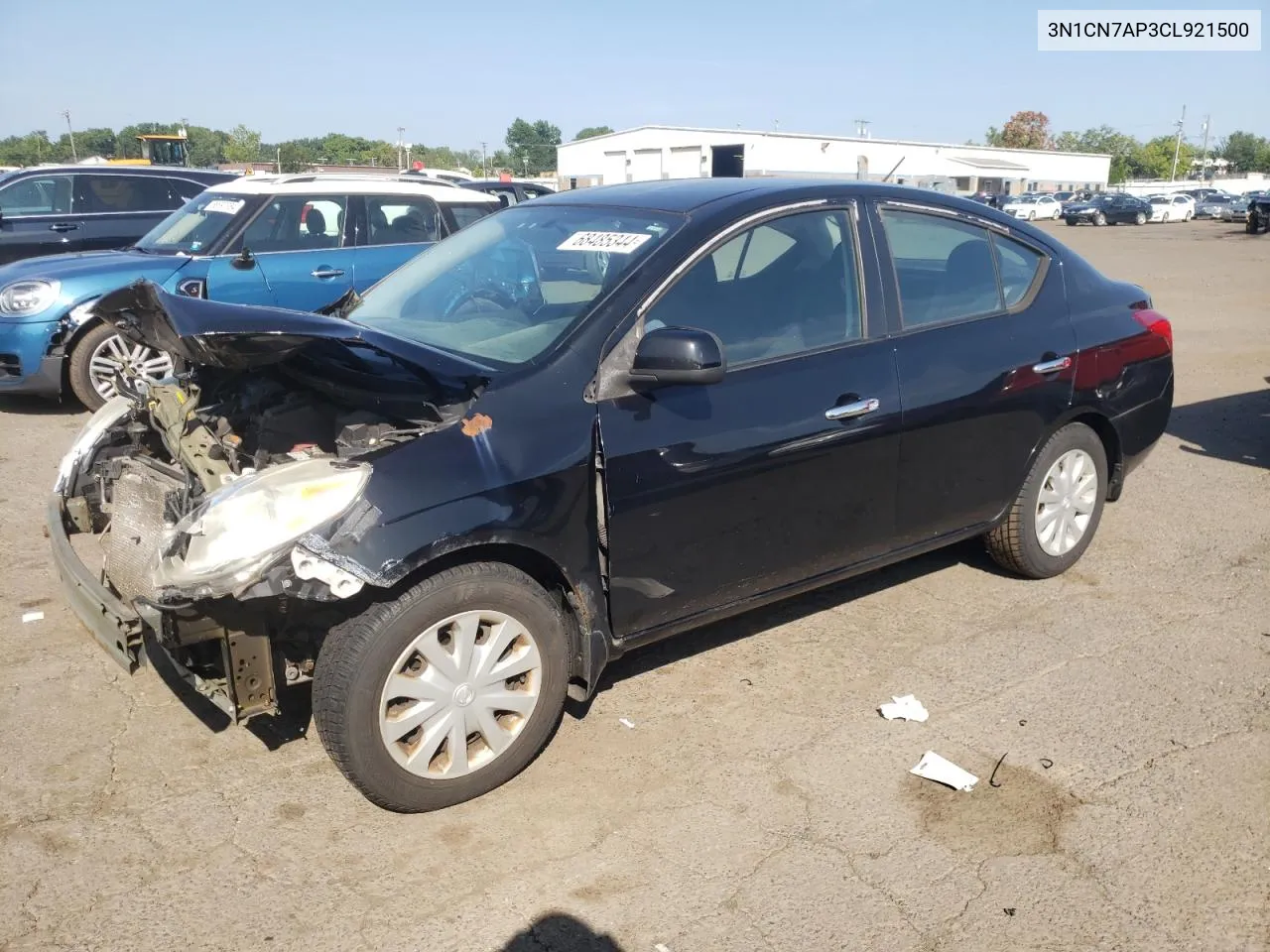 2012 Nissan Versa S VIN: 3N1CN7AP3CL921500 Lot: 68485344