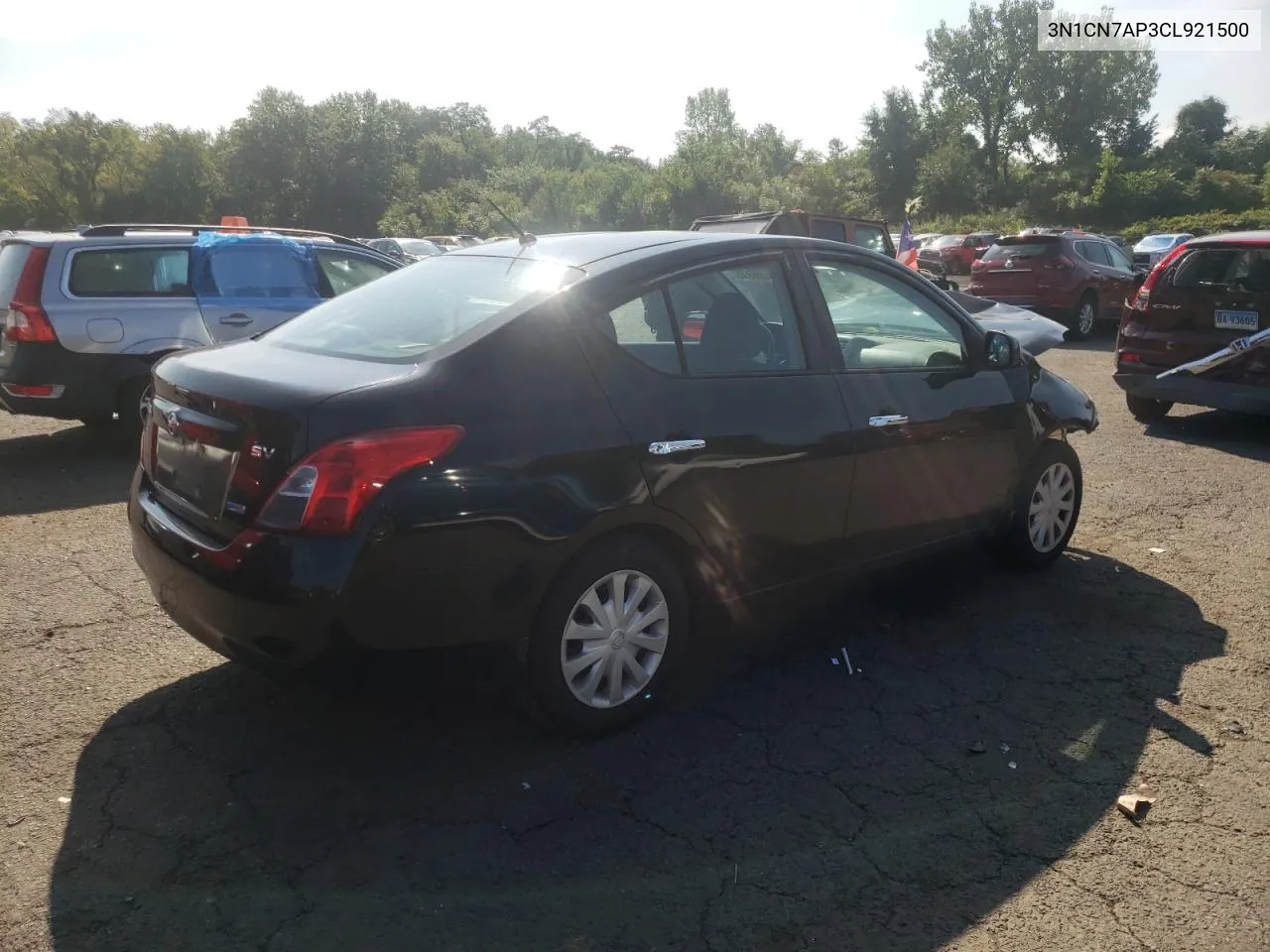 2012 Nissan Versa S VIN: 3N1CN7AP3CL921500 Lot: 68485344